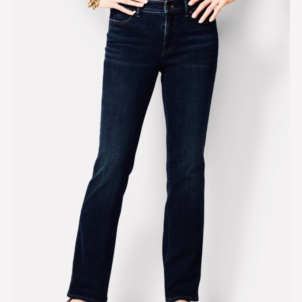 Talbots Heritage Bootcut Midnight Wash Jeans NWT! - Picture 1 of 4
